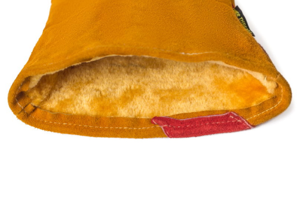 Краги спилковые SIBERIA T42-11-ru зимние 41см с широкой манжетой