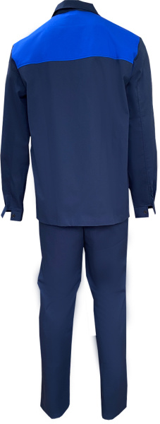 Костюм СПЕЦИАЛИСТ ЛАЙТ с БР (т.синий/васильковый)