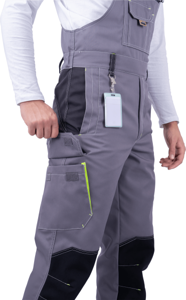 Полукомбинезон ЭДВАНС (серый/т.серый/черный)