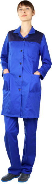 Халат женский Газпром из АЭС тканей с МВО от ОПЗ