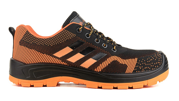 Полуботинки ЛИДЕР ИМПОРТ 8731/1 ПУ-ПУ с КП (черный/оранжевый)