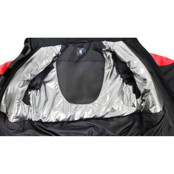 Куртка BRODEKS KW 208 женская зимняя (черный/красный)