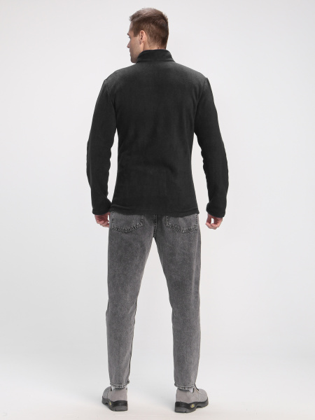 Куртка ТАЙФУН флис (черный)