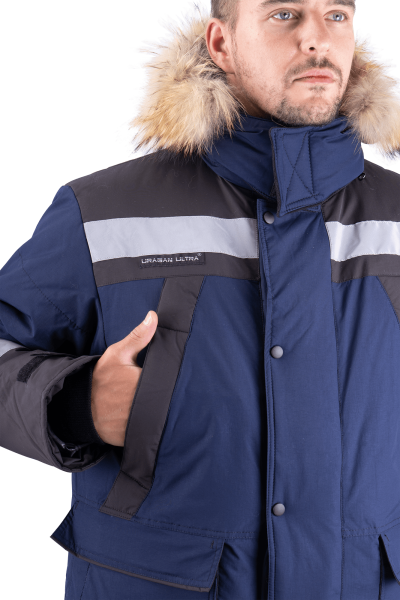 Костюм УРАГАН-УЛЬТРА с ПК зимний (т.синий/черный)