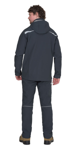 Куртка СИРИУС-СПЕЙС софтшелл (сине-серый)