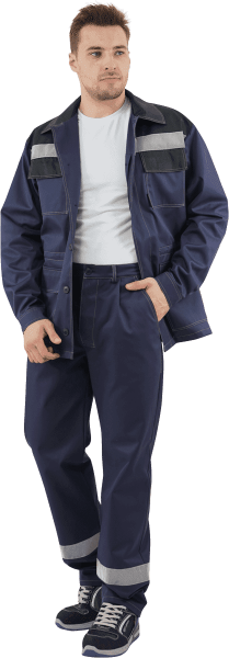 Костюм АРТЕЛЬ с БР (т.синий/черный)