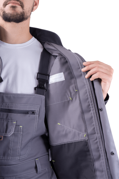Куртка ЭДВАНС (серый/т.серый/черный)