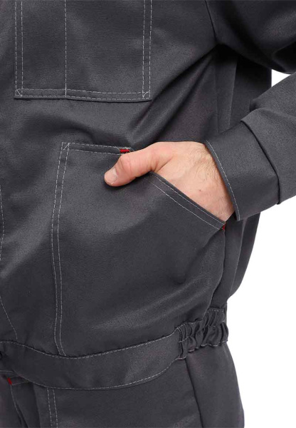 Костюм ЛЕГИОН с ПК (т.серый/красный)