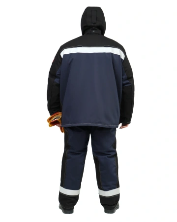 Костюм сварщика ОНИКС СОП 3 кл.защиты зимний с БР (черный)