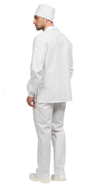 Костюм БЕЙКЕР с длинным рукавом (белый)