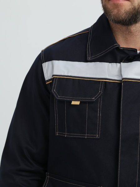 Костюм ТРОЯ IMP с ПК (т.синий/бежевый)