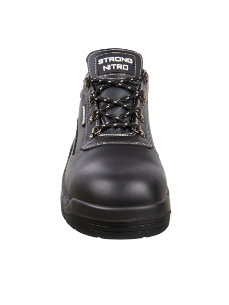 Полуботинки STRONG NITRO ПУ/Нитрил с КП и КС (черный/серый)