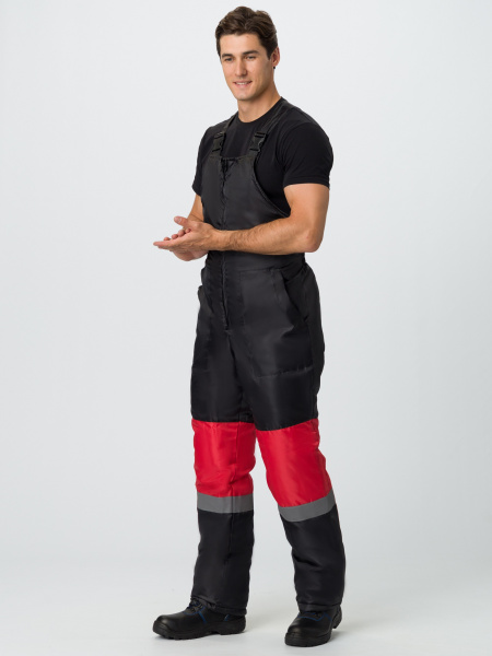 Костюм МЕГРЕС-2 зимний с ПК (красный/черный)