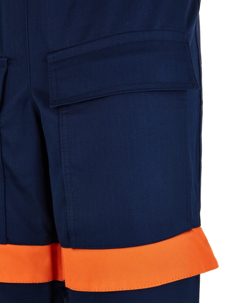 Костюм ЭНЕРГИЯ-АНТИГНУС-Б противоэнцефалитный 38,2 кал. с БР (т.синий/оранжевый)