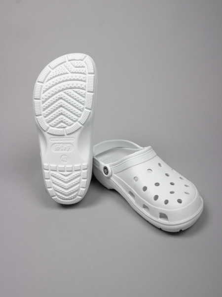 Сабо ЭВА STEP с перфорацией (белый)