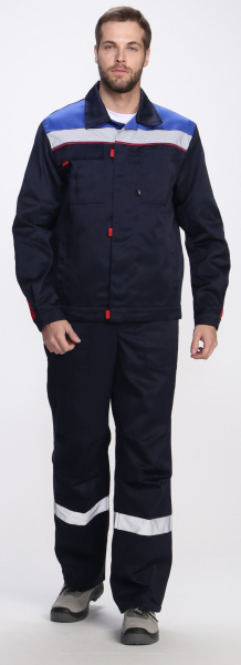 Костюм ФЛОФТ-2 СОП IMP усиленный с ПК (т.синий/васильковый/красный)