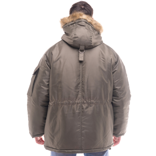 Куртка АЛЯСКА зимняя длинная (хаки)