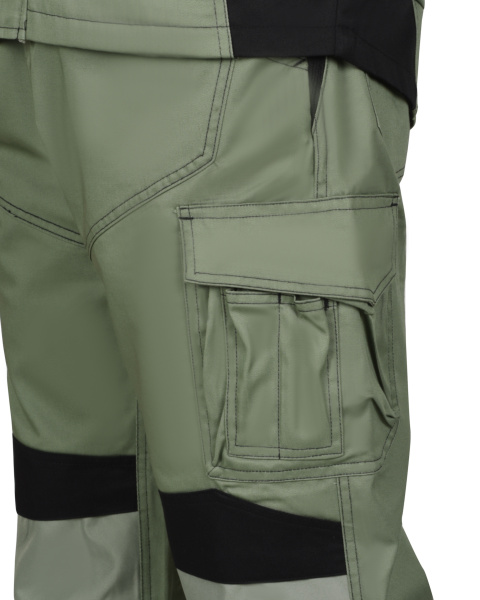 Брюки ЦИТРИН (светло-оливковый/черный)