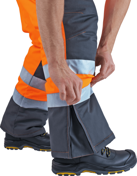 Костюм РЕФЛЕКТ-2 зимний с ПК (оранжевый/серый)