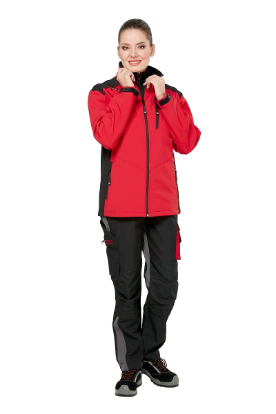 Куртка СТУДИО (красный/черный)