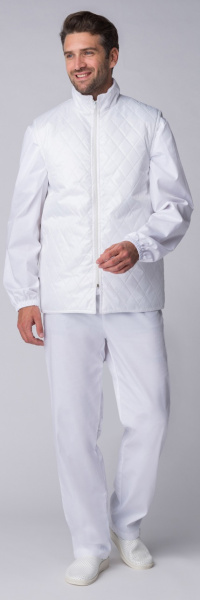 Жилет ХАСПФУД зимний (белый)