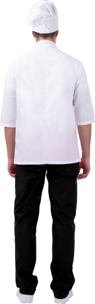 Костюм ШЕФ-ПОВАР (белый/черный)