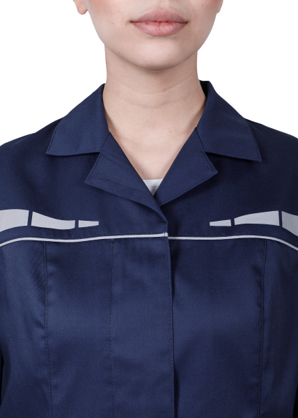 Костюм ОПЕРАТОР женский с БР (т.синий)