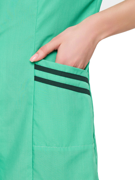 Костюм СФЕРА женский с БР (мятный/т.зеленый)