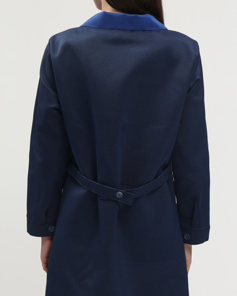 Халат ТЕХНОЛОГ женский (т.синий/васильковый)