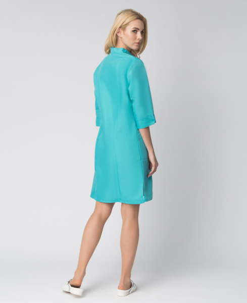 Халат ЛИРА женский медицинский (бирюзовый)