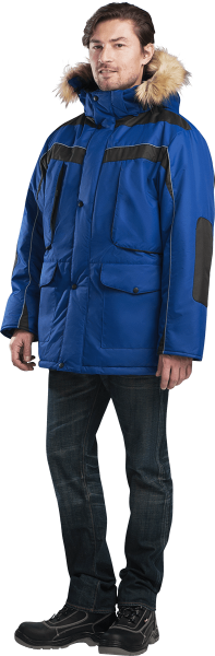 Куртка ДИКСОН зимняя (василёк/чёрный)