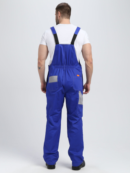 Костюм ДРАГА-2 с ПК (васильковый/св.серый/оранжевый)