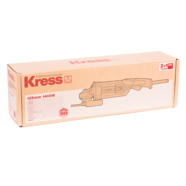 Угловая шлифовальная машина KRESS KU721 1400Вт 125мм