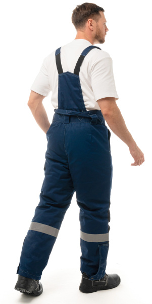 Костюм ЭДЕЛЬВЕЙС зимний с БР (т.синий/черный)