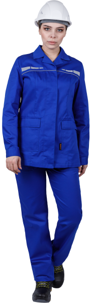 Костюм ОПЕРАТОР женский с БР (василек)