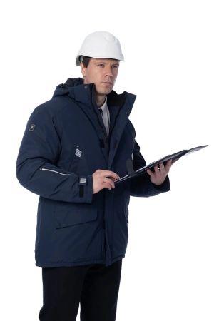 Парка Brodeks KW 204 зимняя (синий)