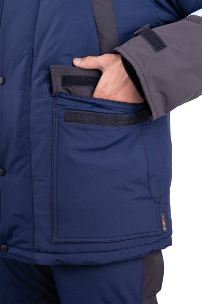 Костюм УРАГАН-УЛЬТРА с ПК зимний (т.синий/черный)