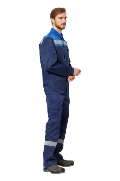 Костюм ПРАКТИК 2 с ПК (василек/т.синий)