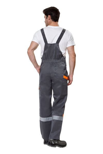 Костюм КОМФОРТ 2 с ПК (серый/оранжевый)