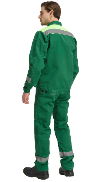 Костюм RONTA KS812 с ПК (т.зеленый/лайм)