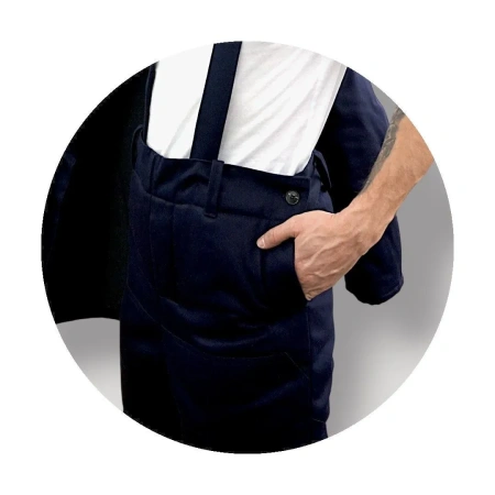 Костюм сварщика 17-17214СП зимний 3 кл.защиты с БР (т.синий)