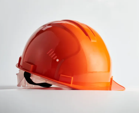 Каска защитная СТРОИТЕЛЬ (оранжевый)