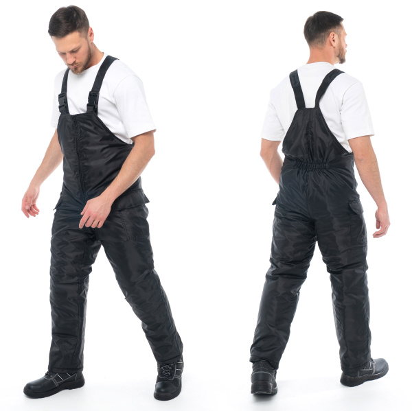 Костюм ОХРАННИК зимний с ПК (черный)