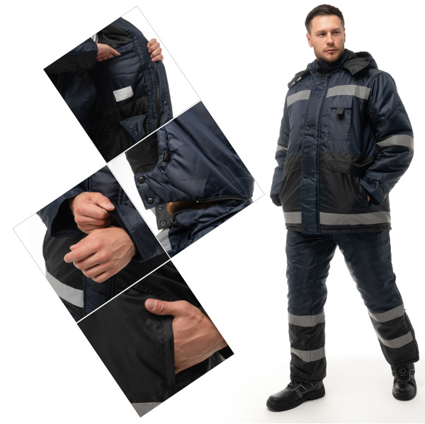 Костюм МЕТЕО зимний с ПК (т.синий)