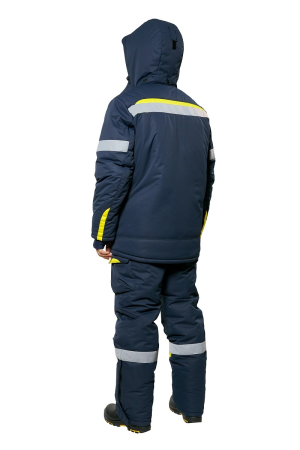 Костюм ВАЛДАЙ-НОРД зимний с ПК (т.синий/желтый)