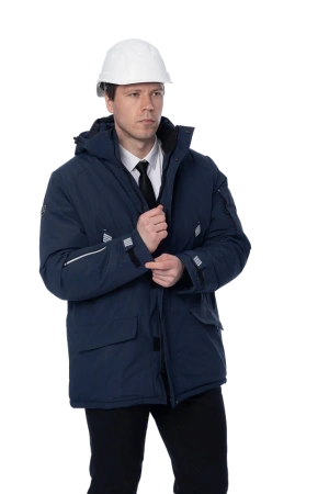 Парка Brodeks KW 204 зимняя (синий)