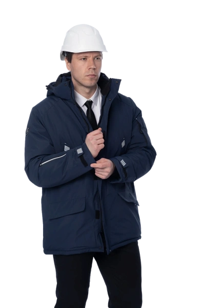 Парка Brodeks KW 204 зимняя (синий)