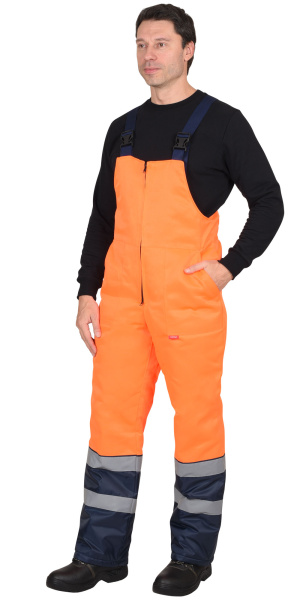Костюм СИРИУС-МАГИСТРАЛЬ-3 с ПК (оранжевый/т.синий)