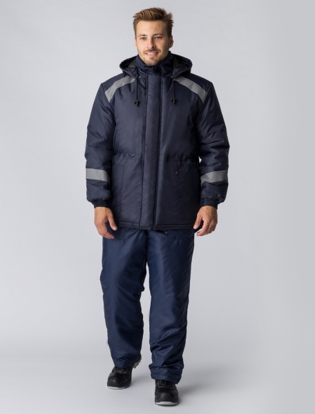 Куртка ПРОГРЕСС зимняя (т.синий)
