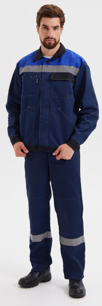 Костюм КОРПУС с ПК (синий/черный/василек)